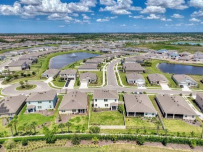 Promenade Estates Homes in Palmer Ranch Sarasota, FL. - Aerial