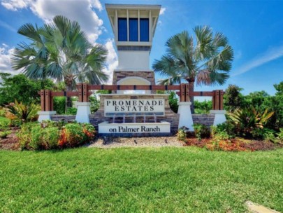 Promenade Estates Homes in Palmer Ranch Sarasota, FL. - Entrance Sign