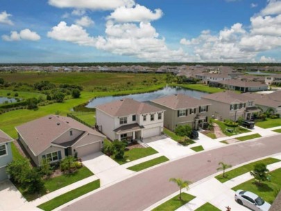 Promenade Estates Homes in Palmer Ranch Sarasota, FL. - Aerial