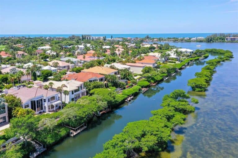 Queens Harbour Homes For Sale in Longboat Key, FL.