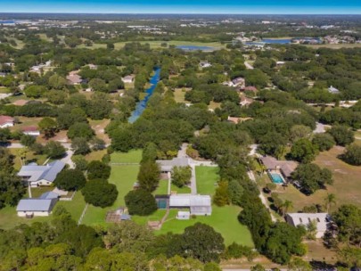 Racimo Ranches Homes in Sarasota, FL. - Aerial