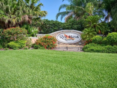 Red Hawk Reserve Homes in Sarasota, FL - Entrance Sign