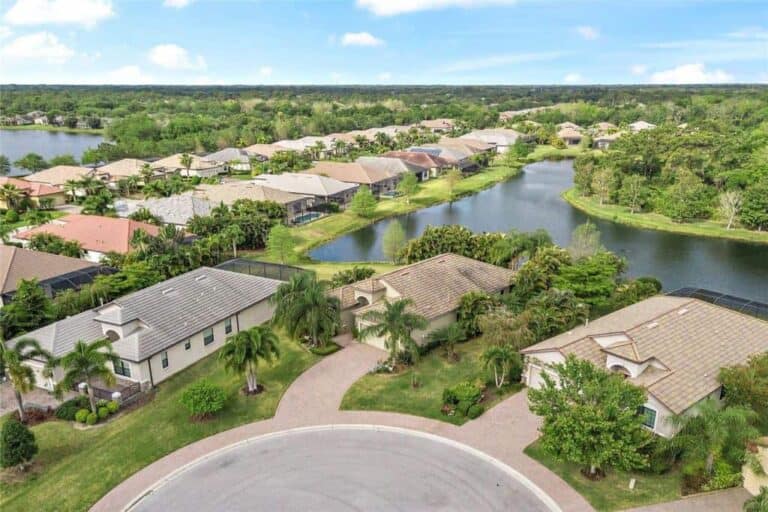 Riva Trace Homes in Bradenton, FL. - Aerial