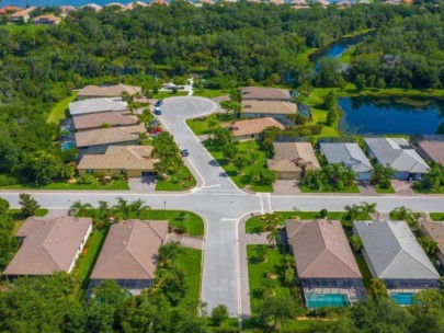 Riva Trace Homes in Bradenton, FL. - Aerial