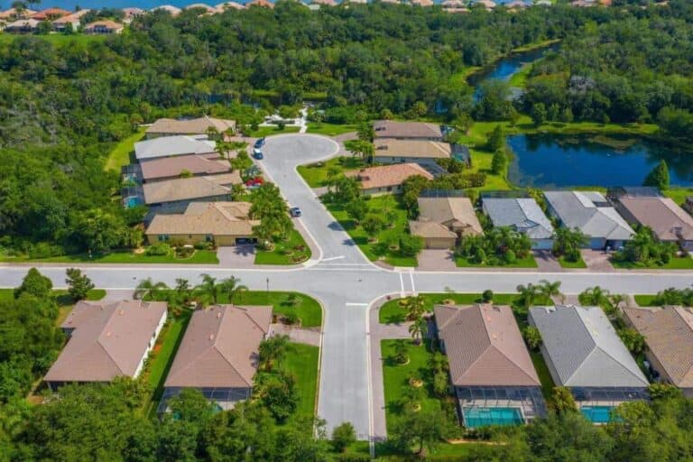 Riva Trace Homes in Bradenton, FL. - Aerial