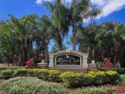 River Club Homes in Bradenton, FL. - Entrance Sign