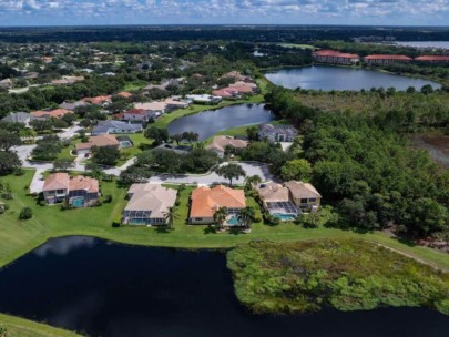 River Club Homes in Bradenton, FL. - Aerial