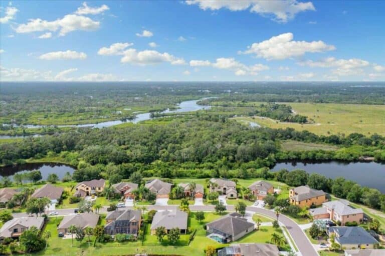 River Plantation Homes in Parrish, FL. - Aerial