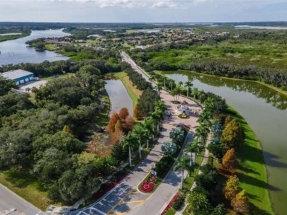 River Wilderness Homes in Parrish, FL. - Gated Entry Aerial