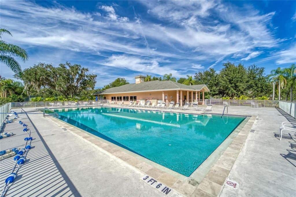 River Wilderness Homes in Parrish, FL. - Pool