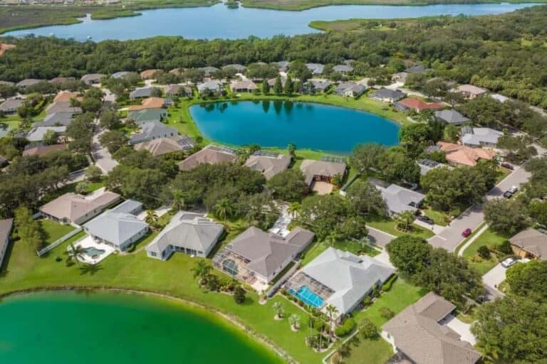 River Woods Homes in Parrish, FL. - Community Aerial
