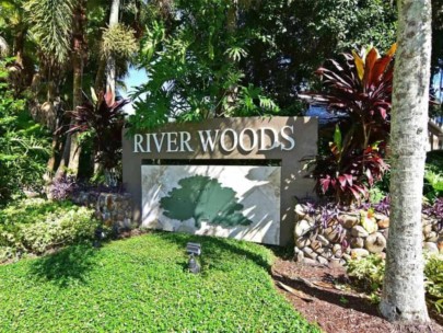 River Woods Homes in Parrish, FL. - Entrance Sign