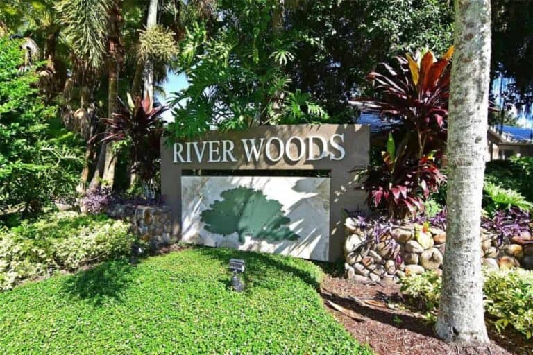 River Woods Homes in Parrish, FL. - Entrance Sign
