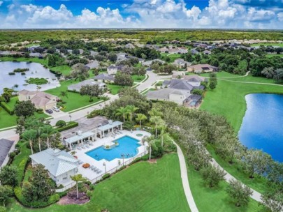 Rivers Reach Homes in Parrish, FL. - Amenity Center Aerial