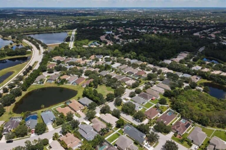 RiverWalk Homes in Lakewood Ranch, FL. - Aerial