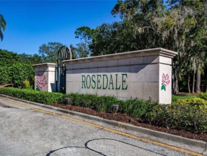 Rosedale Homes in Bradenton, FL. - Entrance Sign