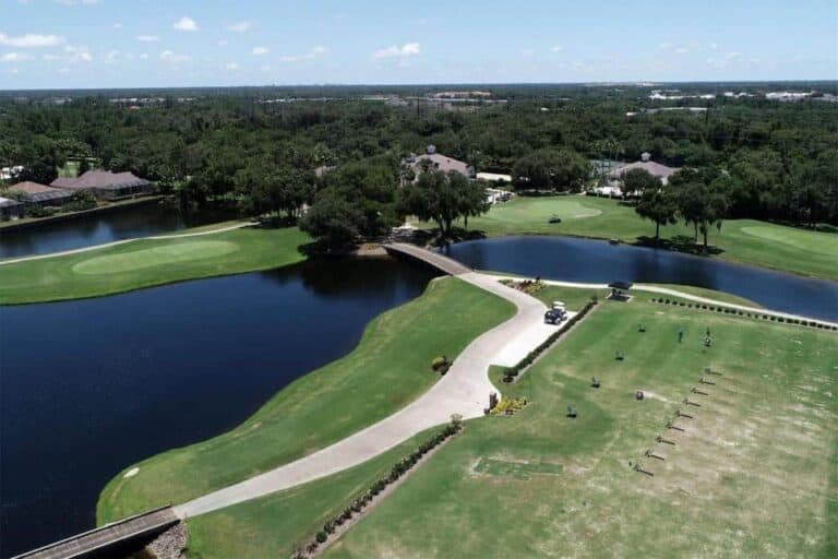 Rosedale Homes in Bradenton, FL. - Rosedale Golf Course Aerial