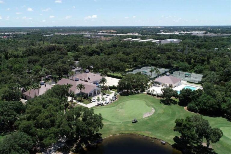 Rosedale Homes in Bradenton, FL. - Clubhouse Aerial