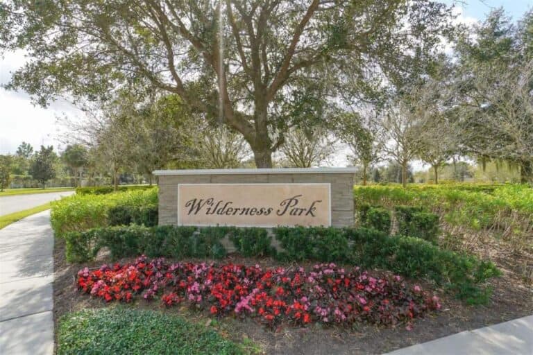 Rye Wilderness Homes in Bradenton, FL. - Wilderness Park Sign