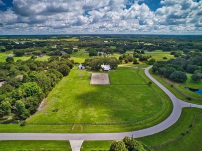 Saddle Creek Homes in Sarasota, FL. - Acreage Aerial