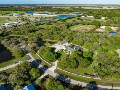 Saddle Oak Estates Homes in Sarasota, FL. - Farm Aerial