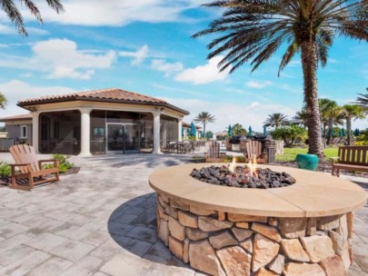 Sandhill Preserve Homes in Palmer Ranch Sarasota, FL. - Fire Pit