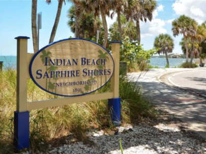 Sapphire Shores Homes in Sarasota, FL. - Entrance Sign