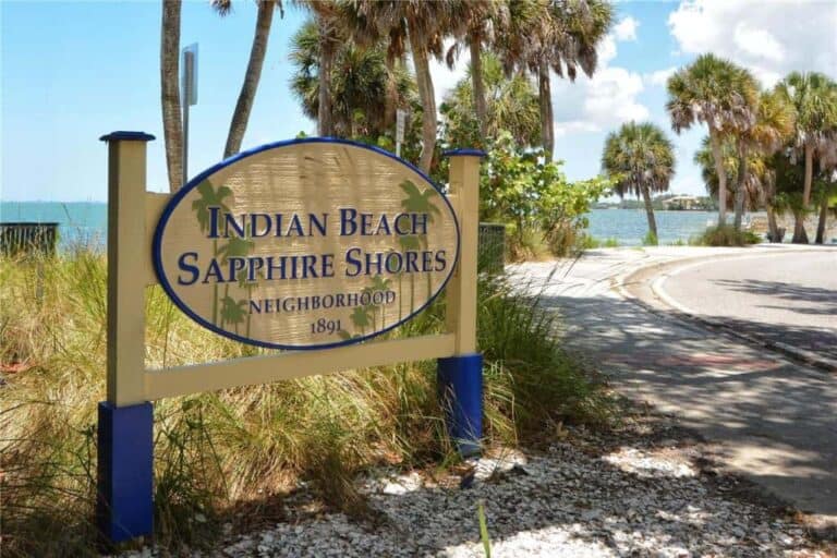 Sapphire Shores Homes in Sarasota, FL. - Entrance Sign