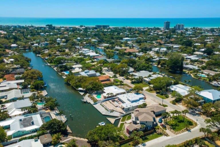 Sara Sands Homes in Siesta Key, FL. - Siesta Key Canal s