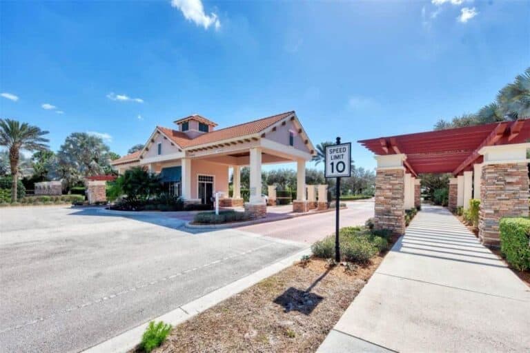 Sarasota National Homes in Venice, FL. - Guard Gatehouse
