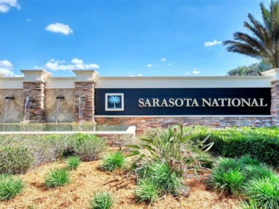 Sarasota National Homes in Venice, FL. - Entrance Sign