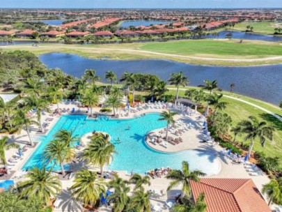 Sarasota National Homes in Venice, FL. - Amenity Center Aerial