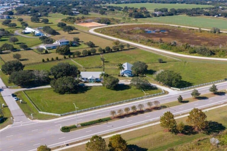 Sarasota Polo Club Homes in Sarasota, FL. - Aerial