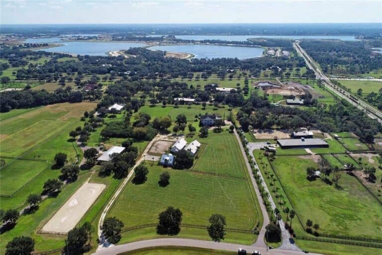 Sarasota Polo Club Homes in Sarasota, FL. - Aerial