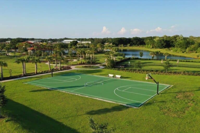 Savanna Homes in Lakewood Ranch, FL. - Basketball Court