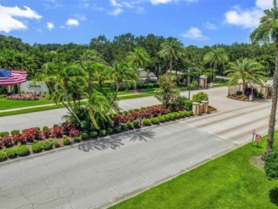 Serenoa Homes in Sarasota, FL. - Entrance Aerial