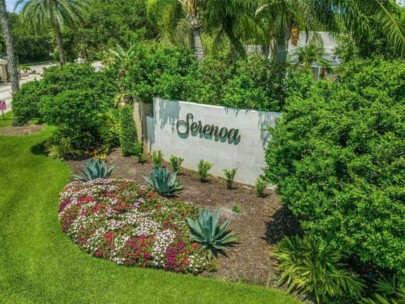 Serenoa Homes in Sarasota, FL. - Entrance Sign