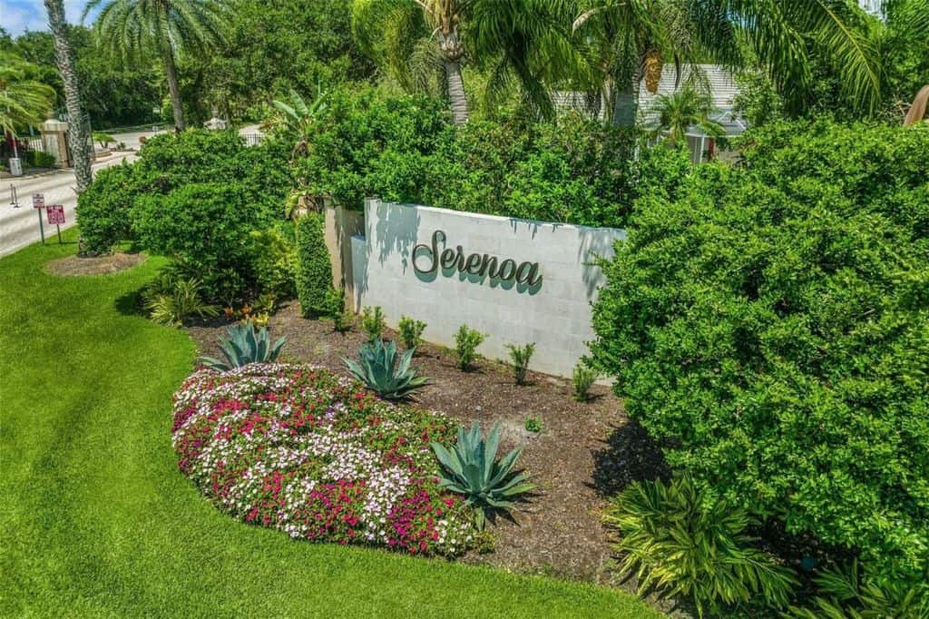 Serenoa Homes in Sarasota, FL. - Entrance Sign