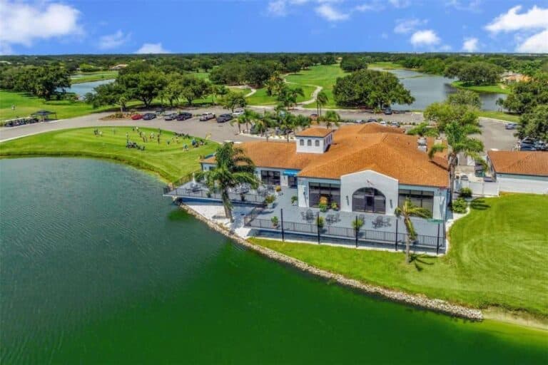 Serenoa Homes in Sarasota, FL. - Clubhouse Aerial