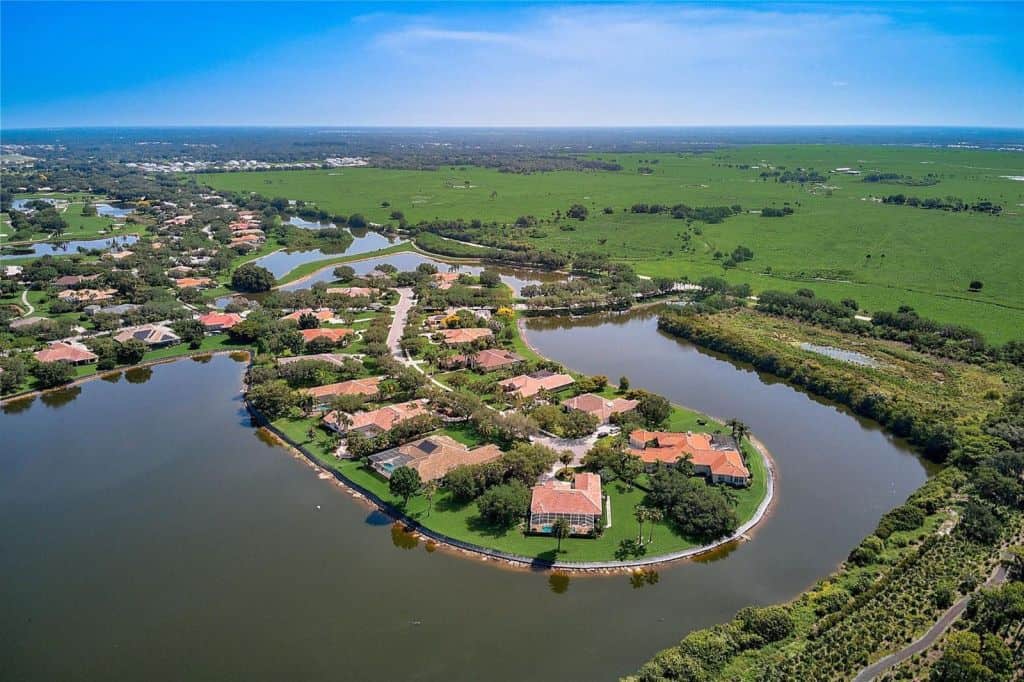 Serenoa Homes in Sarasota, FL. - Neighborhood Aerial