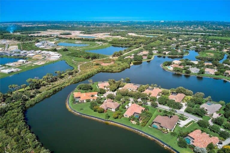 Serenoa Homes in Sarasota, FL. - Aerial