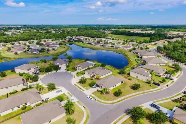 Sheffield Glenn Homes in Palmetto, FL. - Aerial