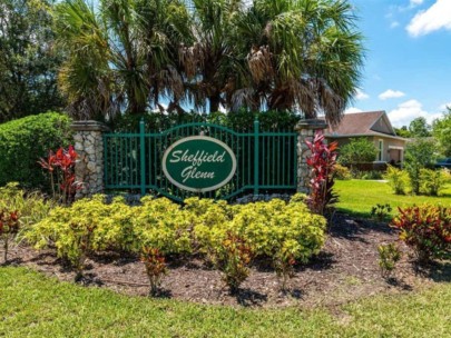 Sheffield Glenn Homes in Palmetto, FL. - Entrance Sign