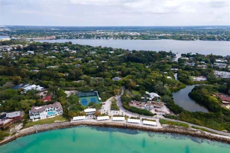 Siesta Properties Homes in Siesta Key, FL. - Aerial