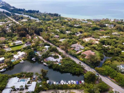 Siesta Properties Homes in Siesta Key, FL. - Aerial