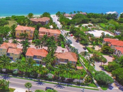 Solymar Homes in Siesta Key, FL. - Aerial