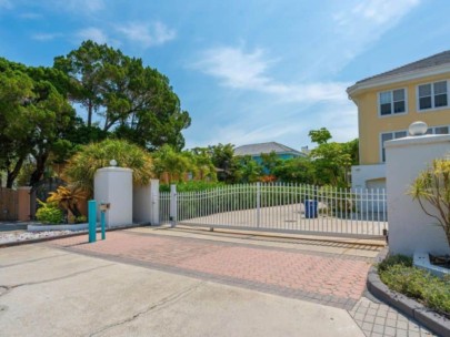 Somerset Cove Homes in Siesta Key, FL. - Gated Entry