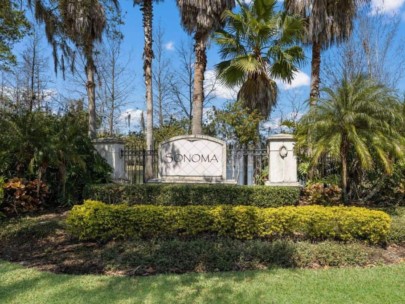 Sonoma Homes in Sarasota, FL. - Entrance Sign