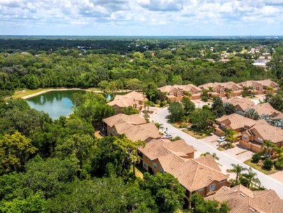 Sonoma Homes in Sarasota, FL. - Aerial