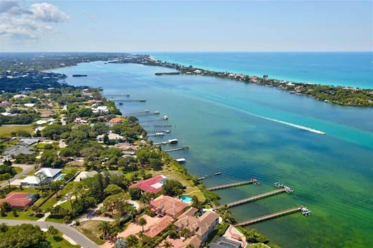 Sorrento Shores Homes in Osprey, FL. - Aerial